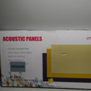 UMIACOUSTICS 6 Packs Acoustic Panel,47.2 x 23.6 Inches Decorative Sound Proof Panel for Office,Home Theater,Studio,Walnut Color