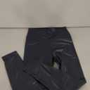 Ginasy Faux Leather Leggings for Women Tummy Control Stretch High Waist Pleather Pants with Thin Fleece Lined Size S