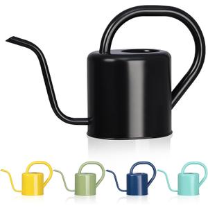 Watering Can, Stainless Steel Watering Can for Indoor & Outdoor Plants, 1L/35oz Long Spout Water Can with Handle, Rust-Proof Plant Watering Pot for House Plants, Garden Flowers