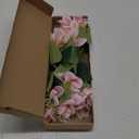 4 Bundles Artificial Tiger Lily Silk Flowers Faux Fake Lilies Plants for Wedding Bouquet Home Party Indoor Table Hotel Office Vases Floral Arrangements Outdoor Garden Decor (Pink)