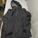 Outdoor Sports Hooded Winter Jacket, Black, Size: XL