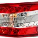 Right Side Outer Tail Light Assembly Compatible with Sentra 2013-2015 Rear Tail Lamp Taillight 265503SG0A NI2805100