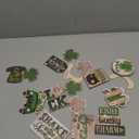 Ferraycle 16 Pcs St. Patrick's Day Tiered Tray Decor Set Shamrock Gnome Truck Wood Sign Rustic Irish Theme Table Centerpiece Tabletop for Home Table(Clover)