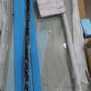 Frameless Shower Door 56-60" W x 76" H, Sliding Shower Door with 5/16" (8mm) Easy-to-Clean Treated SGCC Tempered Glass, Anti-Rust Stainless Steel Hardware, Matte Black