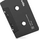 Arsvita Car Audio Bluetooth Wireless Cassette Receiver, Tape Player Bluetooth 5.0 Cassette Aux Adapter, Black