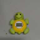 Baby Bath Thermometer, Digital Water Temperature Thermometers with 3 Color Backlit and Temperature Warning, Safety Bath Tube Thermometers Floating Toy for Infant, Toddler (Green tortle)