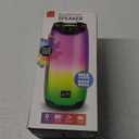 iLive Portable Bluetooth Color Changing Party Speaker, LED Light Effects, ISB212BLK