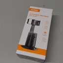 Auto Face Tracking Tripod 360 Rotating Cell Phone Photo and Video Kits Stand, No App, Camera Stand with Remote and Gesture Control, Rechargeable Smart Shooting Stand for Live Recording Tiktok, Black