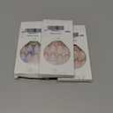 3 x Diowino French Tip Fake Nails 24Pcs Press on Nails Short Glossy Pink Acrylic Nails Summer Artificial Nail Press ons for Manicure Decor Art