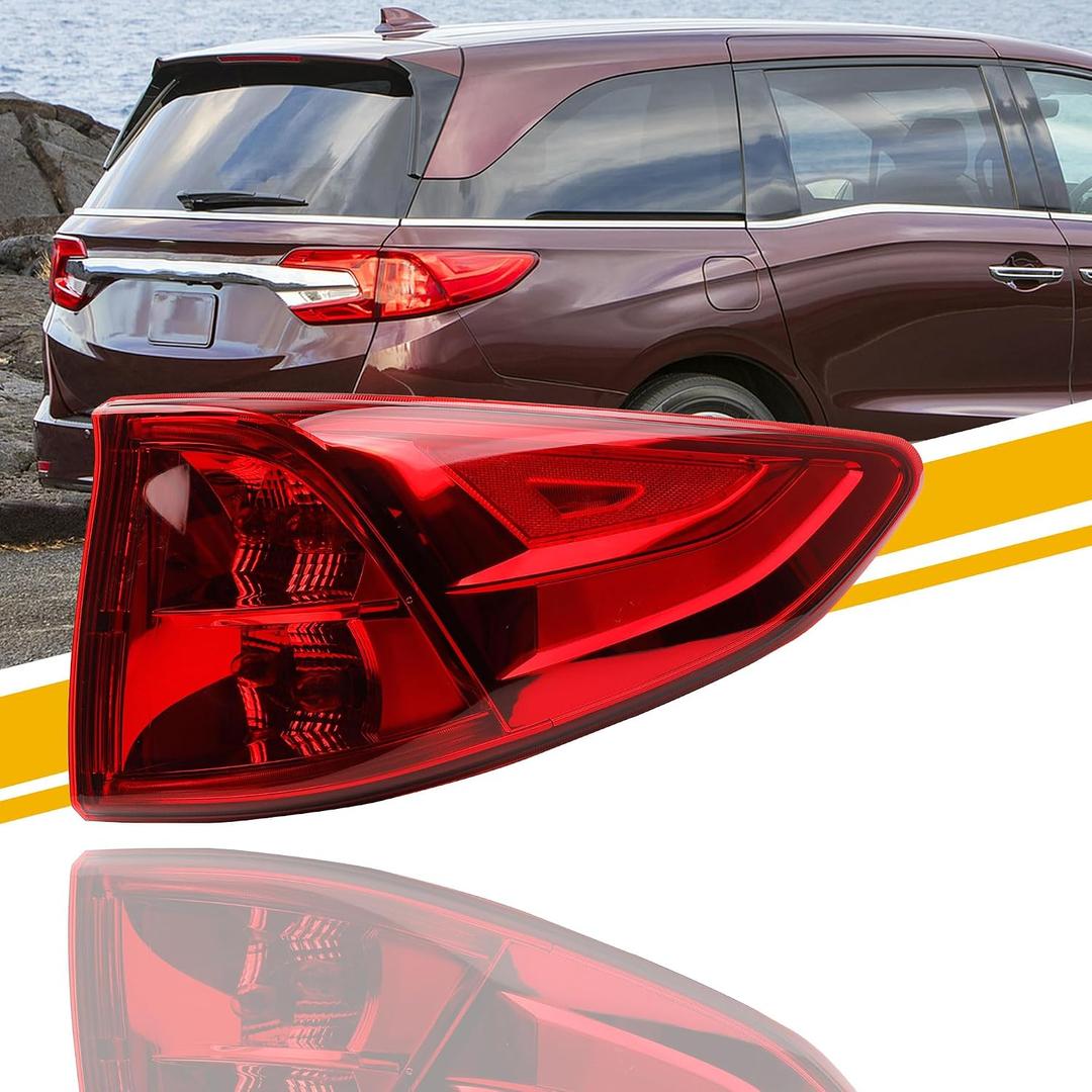 Dasbecan Outer Tail Light Compatible with Honda Odyssey 2018-2024