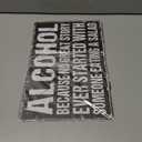 2 x YVHOGTA Funny Bar Metal Sign Alcohol No Great Story Started with Salad Vintage Beer Sign for Home Bar Basement Garage Man Cave Decor 12x8 Inch