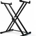 Heavy Duty Keyboard Stand, Infinitely Adjustable Double X Piano Stand
