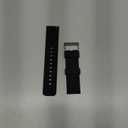 BARTON WATCH BANDS - Soft Silicone Quick Release Straps - Choose Color & Width - 18mm - Silky Soft Rubber Watch Bands (Black)