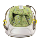 UPPAbaby RumbleSeat V3 Second Lower Seat - Compatible with Vista V2 and Vista V3 - All-Weather Seat + Magnetic Buckle Adapters Included - Greyson (Charcoal Mlange/Carbon Frame/Saddle Leather)