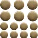 YaHoGa 17 Pieces Antique Brass Metal Buttons 20mm 15mm Blazer Buttons Set for Blazers, Suits, Sport Coat, Uniform, Jackets (MB20160)