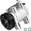 APremium Air Conditioner AC Compressor with A/C Clutch (w/One Plug) Compatible with Nissan Rogue 2.5L 2008-2013, Rogue Select 2.5L 2014 2015, (w/ DKS17DS Compressor not for 6SBH114C Style)