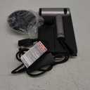 Hair Dryer - High-Speed 150,000 RPM Hairdryer for Fast Drying, 500Million Negative Ionic & Thermo-Control & Cool Shot Button & Lightweight & HD Display Blow Dryer with Magnetic Diffuser & Nozzle (Metal Silver Grey)