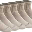 Dickies Men's Dri-Tech Moisture Control Quarter Socks, (6 Pairs) (Large)