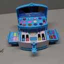 PERRYHOME Kids Makeup Set for Girl 56 Pcs Washable Real Cosmetic, Non-Toxic Frozen Toys Toddler Makeup Kit, Princess Dress up Christmas & Birthday Girl Gift for 3 4 5 6 7 8 9 10 11 12 Year Old Girls