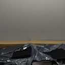 DUMOS 9 Drawer Dresser for Bedroom, Fabric Storage Organizer with Sturdy Metal Frame, Wooden Top Chest of Drawers for Closet Entryway Guest Room,Matte Black