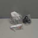 Industrial Semi Flush Mount Ceiling Light with Crystal Shade and Black Cage Design, Vintage Farmhouse Lighting Fixture for Kitchen Hallway Bedroom Laundry Room