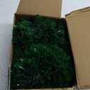 2 Pack Christmas Garland with Lights, Total 38 Feet 80 Led Lighted Pre-Lit Long Garlands for Stairs Railing Fireplace Mantle Door Battery Operated Frame Decor Green Greenery Indoor Outdoor Decorations