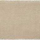 TYUU Pale Beige Bathroom Rug, Waffle Bath Mat Non Slip Washable Super Absorbent Quick Dry Boho Farmhouse Bathroom Decor, 24''x16'' Pale Beige