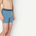 Amazon Essentials Men's Breathable Cotton Underwear Boxer Briefs, Tag-Free, Pack of 5, S