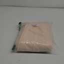 ZeeMart Grid Embroidered Hemmed Tablecloths, Cream 60x84 Inch, Farmhouse Style Heavy Weight Cotton Linen Cream Tablecloths, Boho Plaid Water Resistant Rectangle Table Cloth, Hem/Cream 