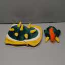 ComfyCamper Hat and Suspenders Dog Costume - X Large Medium Small Lab Star Space Cosplay Halloween Costumes, Medium, Orange