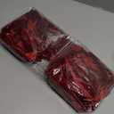 Giegxin 2 Pcs 13.2ft Christmas Velvet Bow Garland Ribbon Bow Garland Banner Bows Velvet Christmas Ornaments Reusable Vintage Bows Decoration for Xmas Tree Fireplace Staircase (Burgundy)