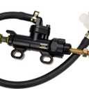 HIAORS Rear Brake Master Cylinder Reservoir Replacement for Yerf Dog GX150 150cc 3206 4206 3209 Coleman KT196 Go Kart ATC-250R Chinese 70cc 90cc 110cc 125cc Quad 4 Wheeler Pit Dirt Bike Parts Black