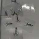 Jwxstore 24 Pack Heavy Duty Self Adhesive Hooks - 33lb Max, Transparent, Waterproof, Sticky Wall Hooks for Keys, Bathroom, Shower, Outdoor, Kitchen, Door, Home Improvement, Utility