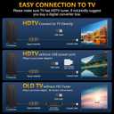 2025 TV Antenna, 999+ Mile Long Range TV Antenna for Smart TVs and All Older TVs, Indoor Outdoor Clear Digital Antenna with 4K 1080p Support - Coaxial 33FT Cable and Amplifier