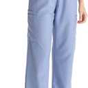 Medline PerforMAX Unisex Elastic-Waist Scrub Pants, Ciel Blue, Size X-Large, Regular Inseam (Medium)