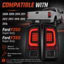 LED Tail Light Assembly for 2008-2016 Ford F250 F350 F450 Super Duty