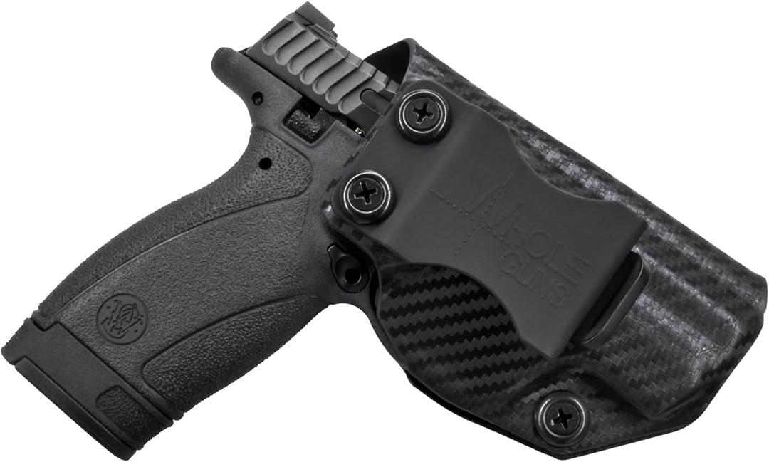 IWB Full Cover Classic - Inside The Waistband Holster - fits S&W Bodyguard 2.0 (Right, Carbon Fiber)