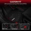 LASFIT Floor Mats Fit for Mazda CX5 2025 2024 2023 2022 2021 2020 2019 2018 2017 Custom Fit TPE All Weather Floor Liners 1st & 2nd Row Car Mats for Mazda CX-5, Black