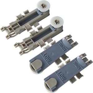 WP8561996 Dishwasher Upper Rack Wheel Adjuster, Replace # W10889280 8561996 B0050O2HIO B00JLMM1V4, Replacement for Whirlpool, Maytag, KitchenAid, Magic Chef-Pack of 4