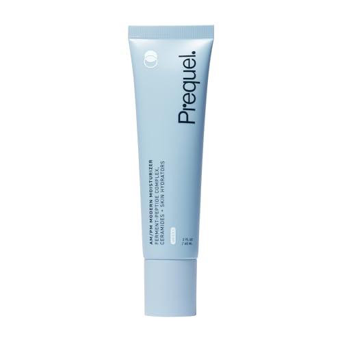 Prequel Skin AM/PM Modern Moisturizer – Hydrating Face Cream with Peptides, Ceramides & Glycerin for Dry, Sensitive, or Combination Skin – Non-Greasy Moisturizer for Barrier Support