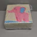 Kigley 6 Pcs Collapsible Cube Storage Bins Kids Foldable Storage Cube Organizer Fabric Toy Box Decorative Kids with Handles for Home Nursery Bedroom, 10.6 x 10.6 Inch(Classic Animal)