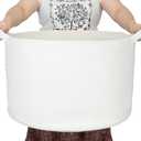 XUANGUO Extra Large Cotton Rope Basket Blankets Basket Living Room 22"x14" Toy Basket for Kids Dogs Rope Storage Basket for Nursery Woven Laundry Basket for Clothes Towels Baby Toy Storage round white