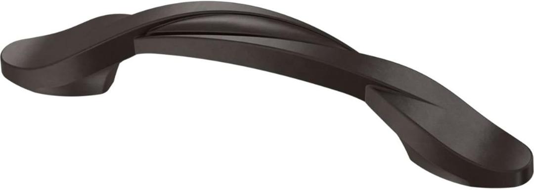 Franklin Brass Twisted Arch (10-Pack) Cabinet Handles 3' Hole Center Deep Bronze Kitchen Drawer Pulls Dresser, Furniture Hardware P35518K-OB3-B