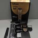 Ufree Beard Trimmer for Men, Electric Razor Shavers, Cordless Hair Clippers, 7 in 1 Beard Grooming Kit for Mustache, Body, Nose and Facial, Gifts for Men (Black)