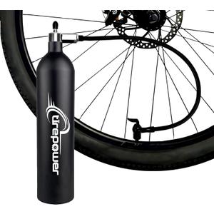 Tubeless Tire Inflator,Tubeless Bike Pump Max 200PSI, 1.3L Large Capacity, Aluminum Alloy Materials Perfect for MTB (Black)