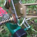 Dramm 15087 Circular Base Impulse Sprinkler with a Heavy-Duty Metal Base, Berry