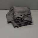 LEMOMO Blackout Curtains 66 x 54 Inch Long Frost Grey Curtains Set of 2 Panels Room Darkening Curtains for Bedroom and Living Room