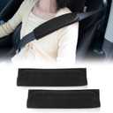 PSLER Seat Belt Cushion Shoulder Strap - Car Seatbelt Pads for Adults Car Seat Belt Shoulder Pad Carseat Strap Covers for Babies Car Seat Belt Cover Pad for Kids Stroller Pushchair High Chair,Ice silk