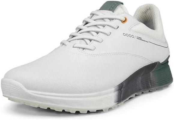 ECCO Men's S Three Gore Tex Shoes (8-8.5, White/Frosty Green)