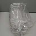 Clear Fridge Organizer, Refrigerator Organizer Bins with Handle, Freezer, Kitchen Cabinet, Pantry Organization, BPA Free Fridge Organizers (12.4 inch 4 Pack)